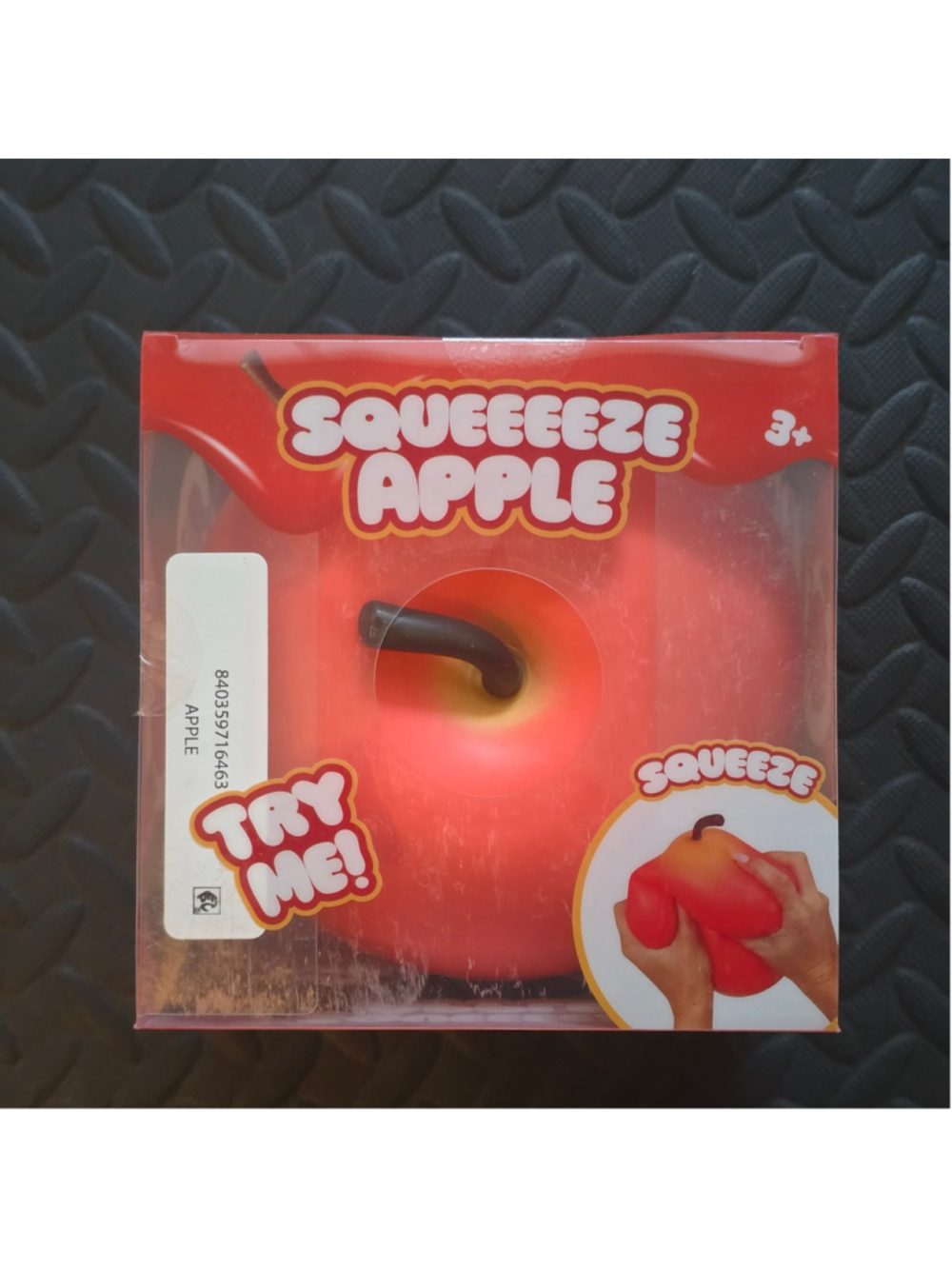 toyMendous Squeeeeze Apple Toy One Size Red Brown